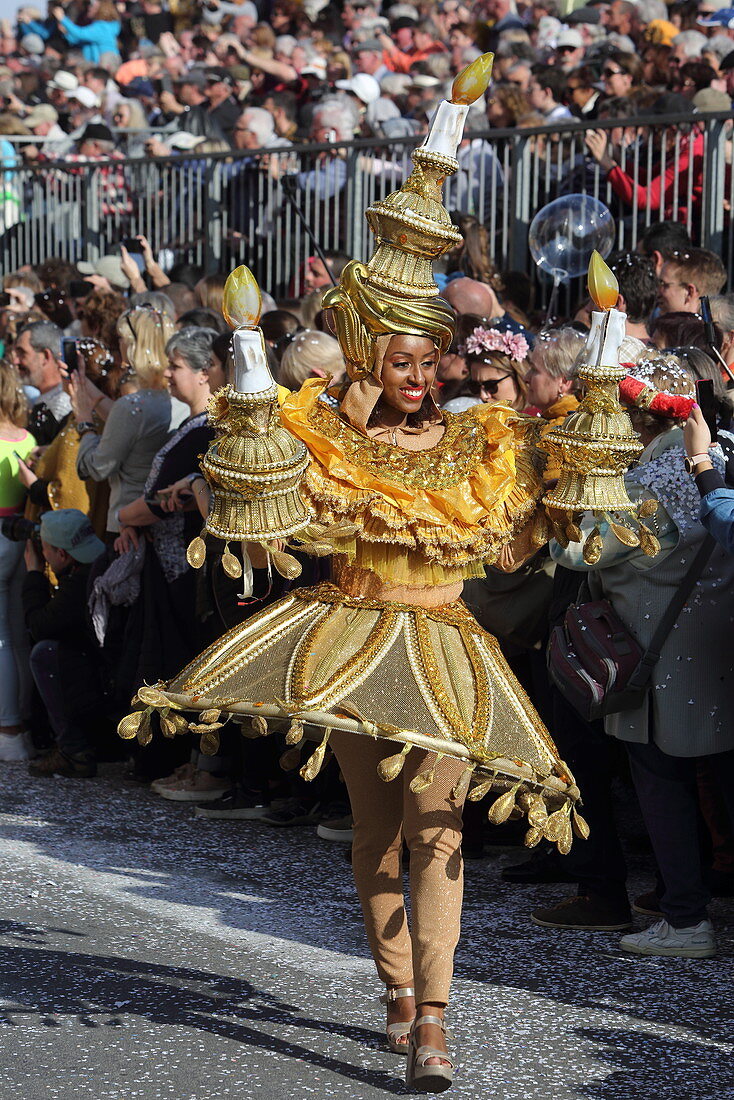 Parade at the Lemon Festival, Menton, Provence-Alpes-Cote d'Azur, France