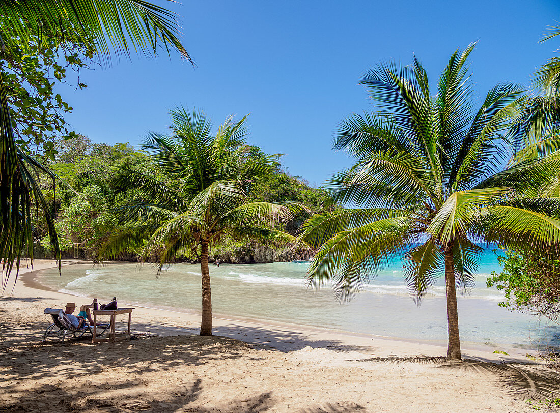 Frenchman's Cove Beach, Gemeinde Portland, Jamaika, Westindische Inseln, Karibik, Mittelamerika