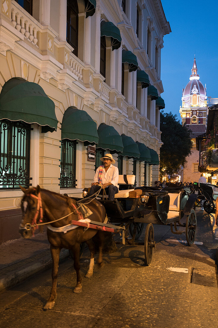 Carriages, Cartagena, Bolivar Department, Colombia, South America