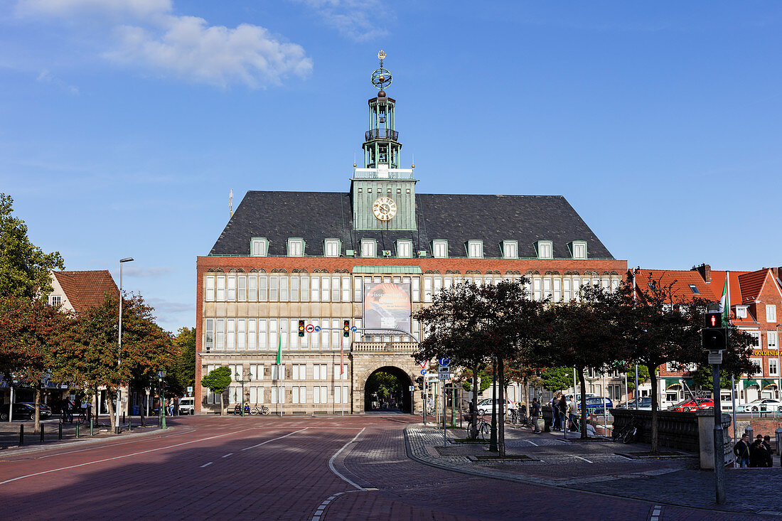 The town hall of Emden, City Hall, Emden, East Frisia, Lower Saxony, Germany