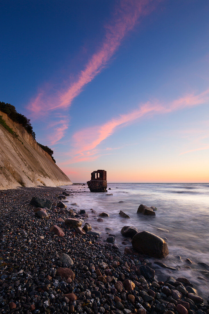 Old level house at Cape Arkona, Ruegen, Baltic Sea, Mecklenburg-Western Pomerania, Germany