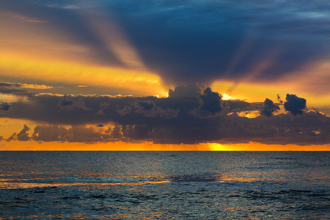 Morgenstimmung am Strand, Ahlbeck, Usedom, Ostsee, Mecklenburg-Vorpommern, Deutschland