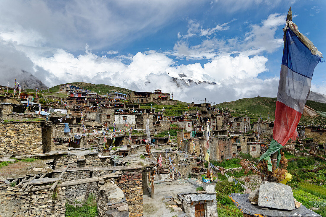 Immer noch ein Geheimtipp: Das Dorf Nar, Nepal, Himalaya, Asien.