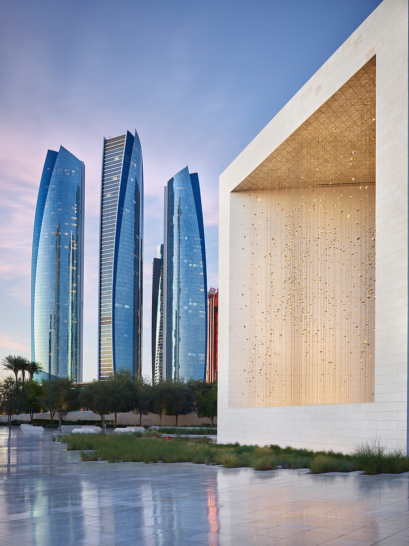 Sheikh Zayed Founder's Memorial, Etihad Towers, Abu Dhabi, Vereinigte Arabische Emirate