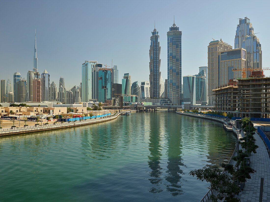 Dubai Creek, Burj Khalifa, Emirates Park Towers, Dubai, Vereinigte Arabische Emirate