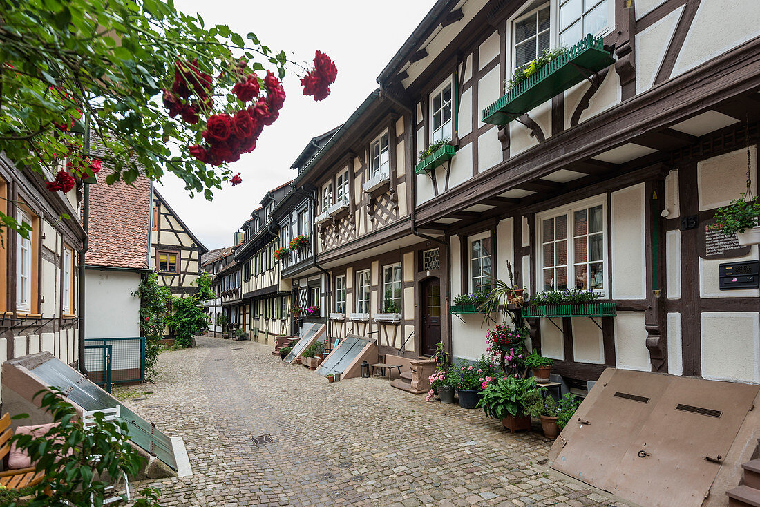 Engelgasse, Gengenbach, Kinzigtal, Ortenau, Schwarzwald, Baden-Württemberg, Deutschland