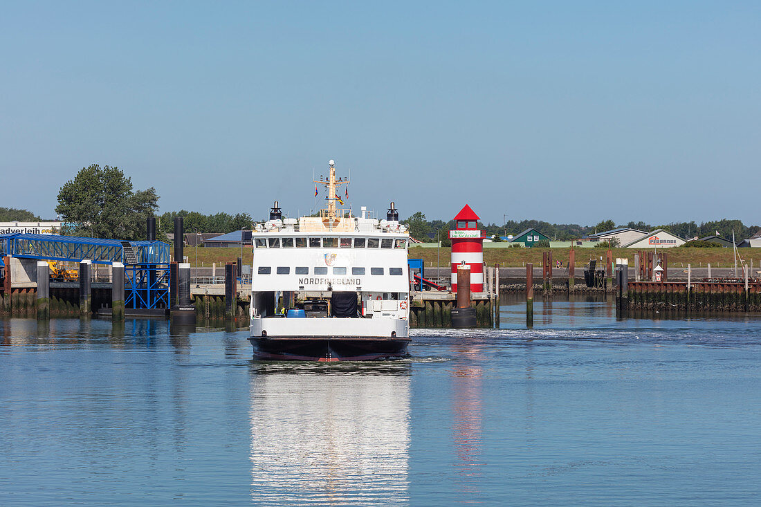 Ferry; Port; Foehr; Schleswig-Holstein; Germany