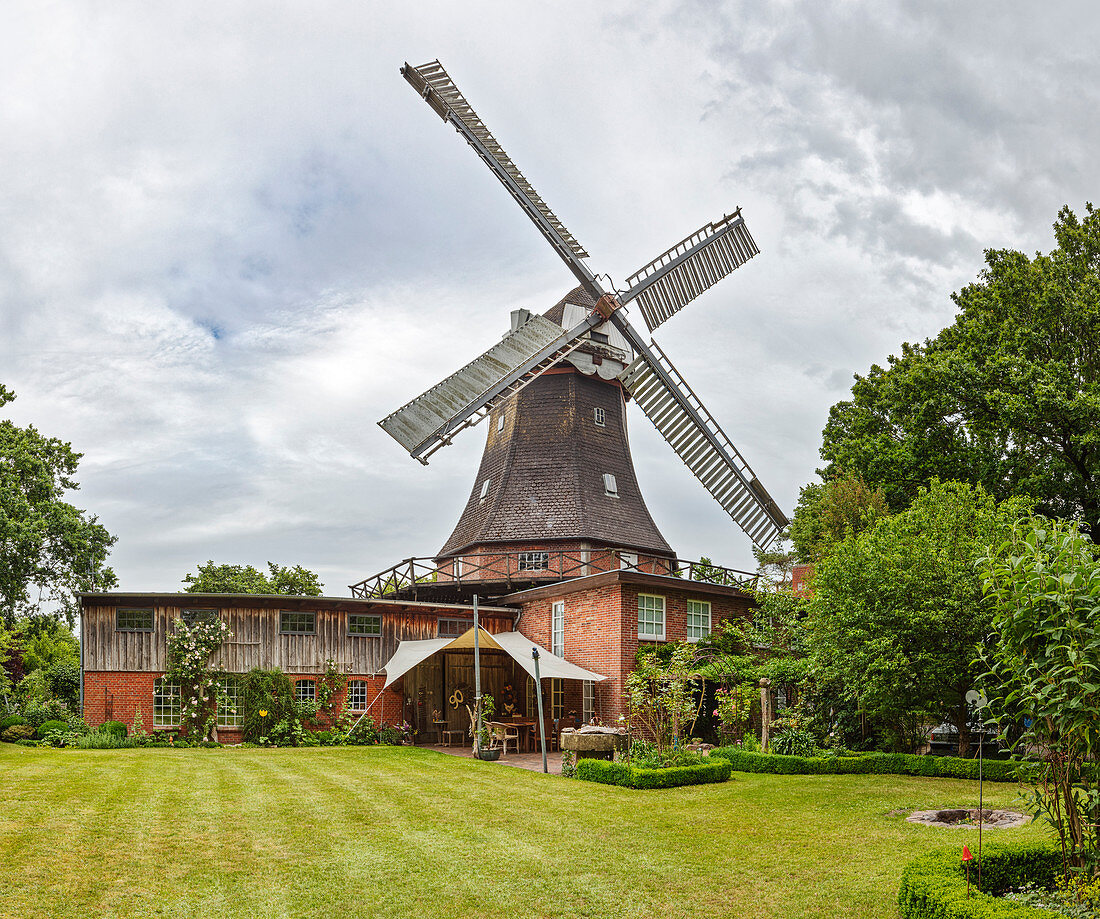 Aeoulus Mühle, Bargum, Schleswig-Holstein, Deutschland
