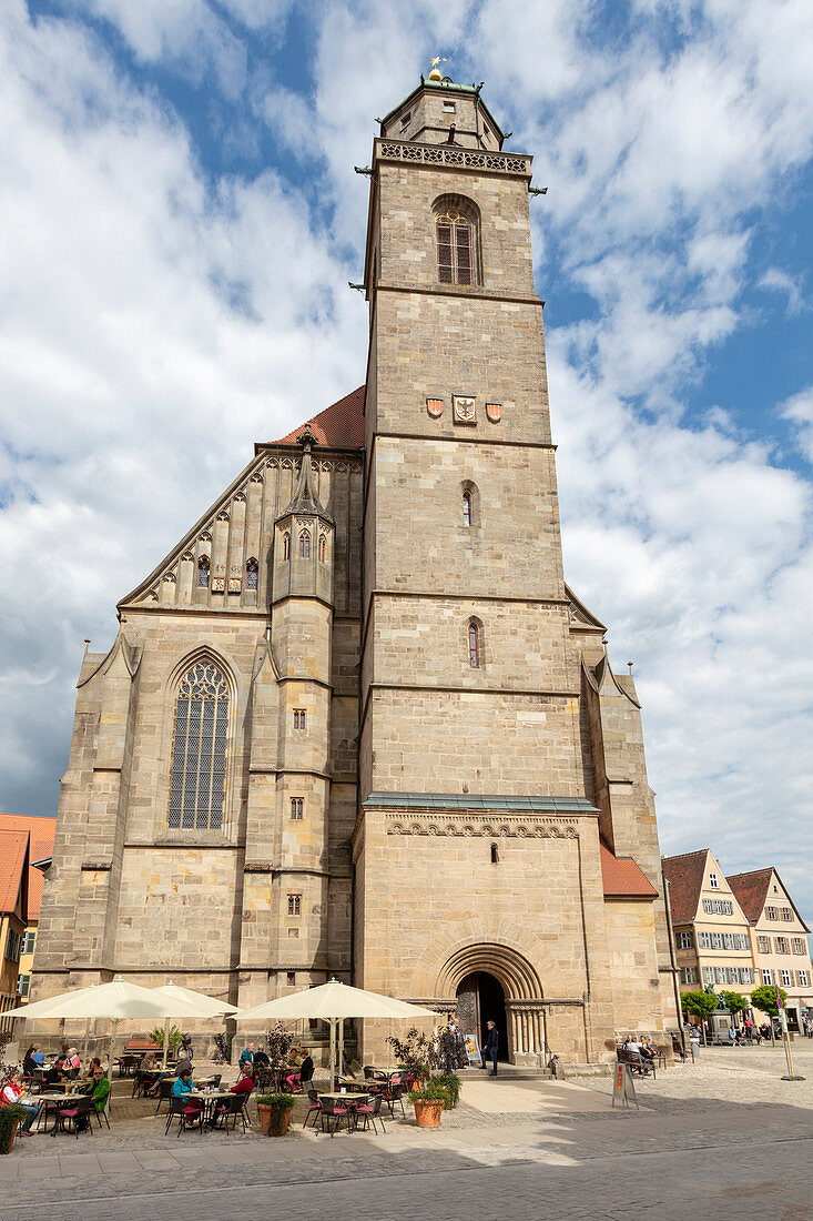 Münster St. Georg in Dinkelsbühl, Mittelfranken, Bayern, Deutschland