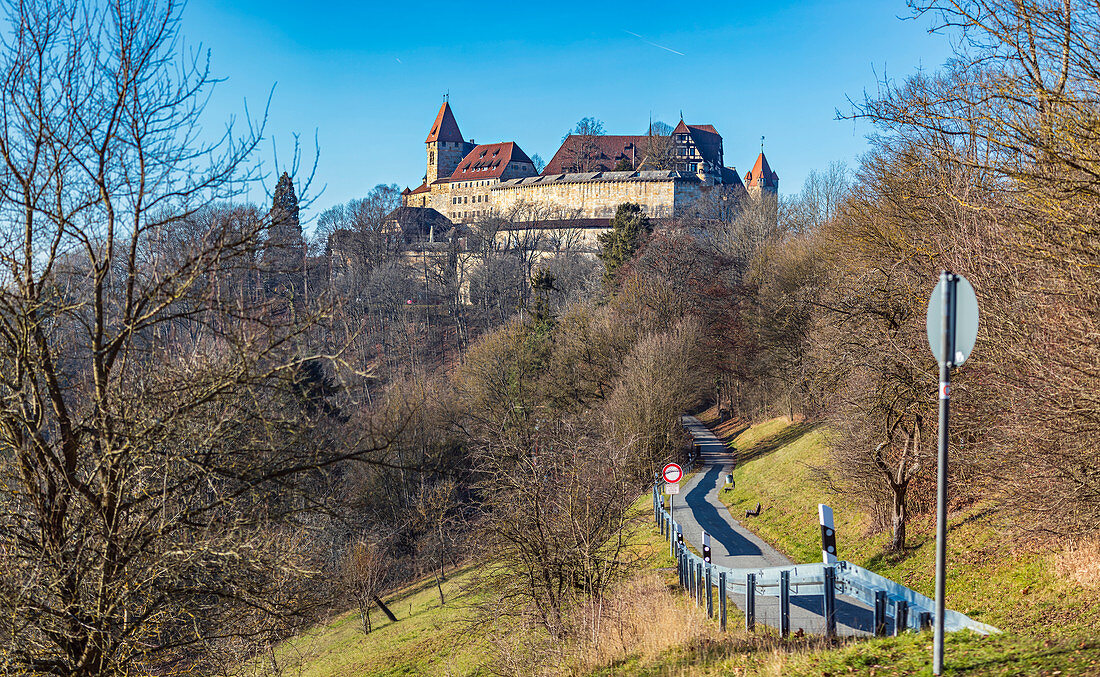 Veste Coburg and Hofgarten in Coburg, Upper Franconia, Bavaria, Germany