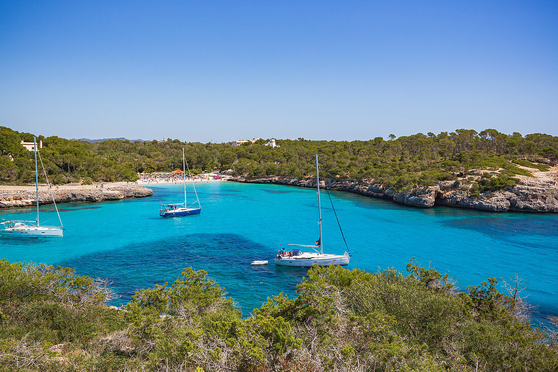 Cala Llombards Bucht auf Mallorca, Spanien