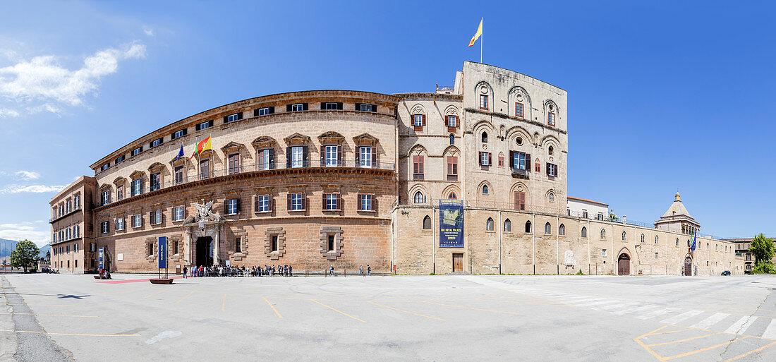 Palazzo (Normannenpalast), Palermo, Sizilien, Italien