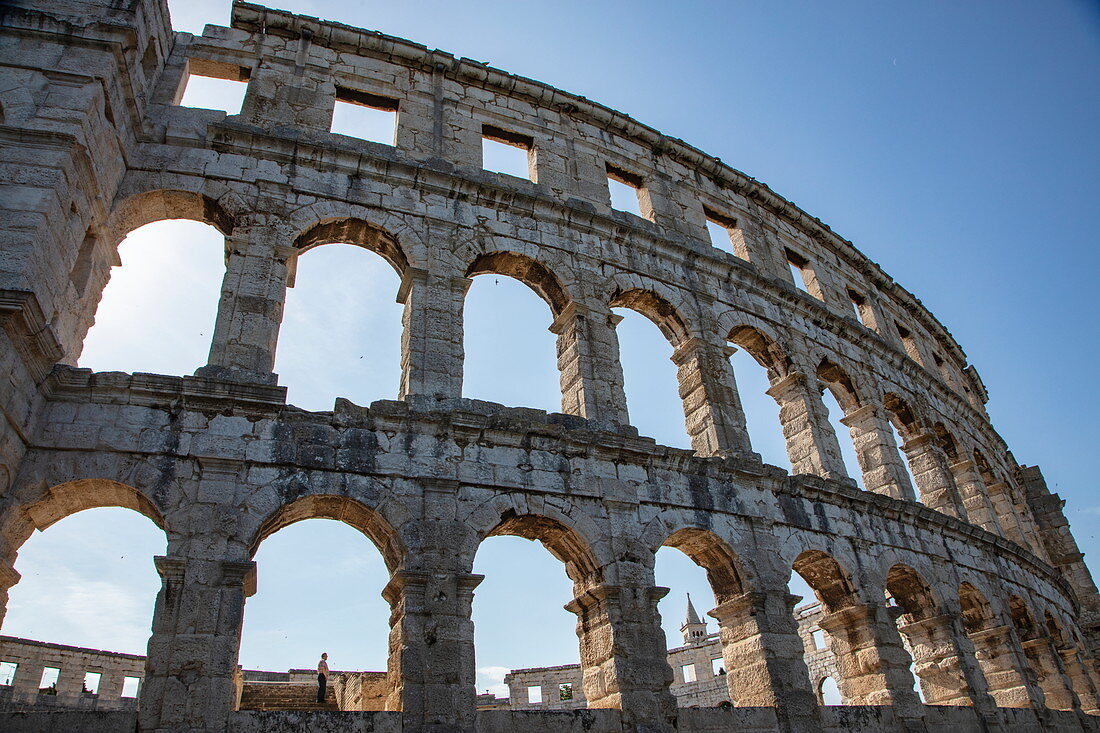 Römisches Amphitheater Pula Arena, Pula, Istrien, Kroatien, Europa