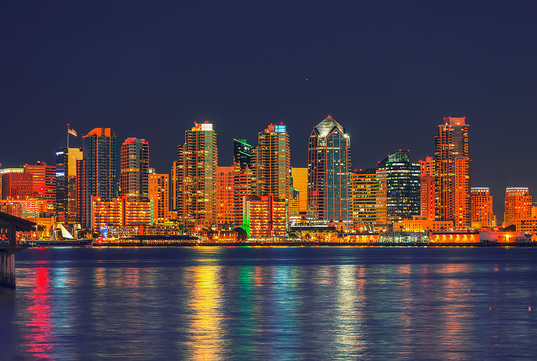 City skyline, San Diego, California, United States of America,