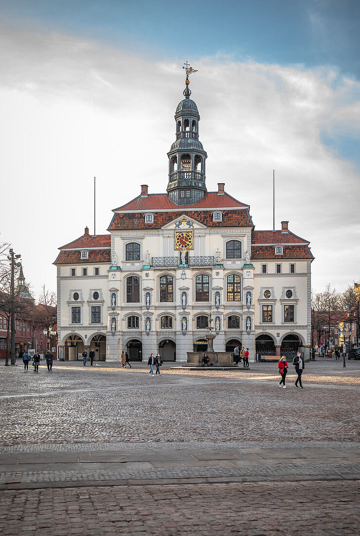 View of the town hall in Lueneburg, Germany