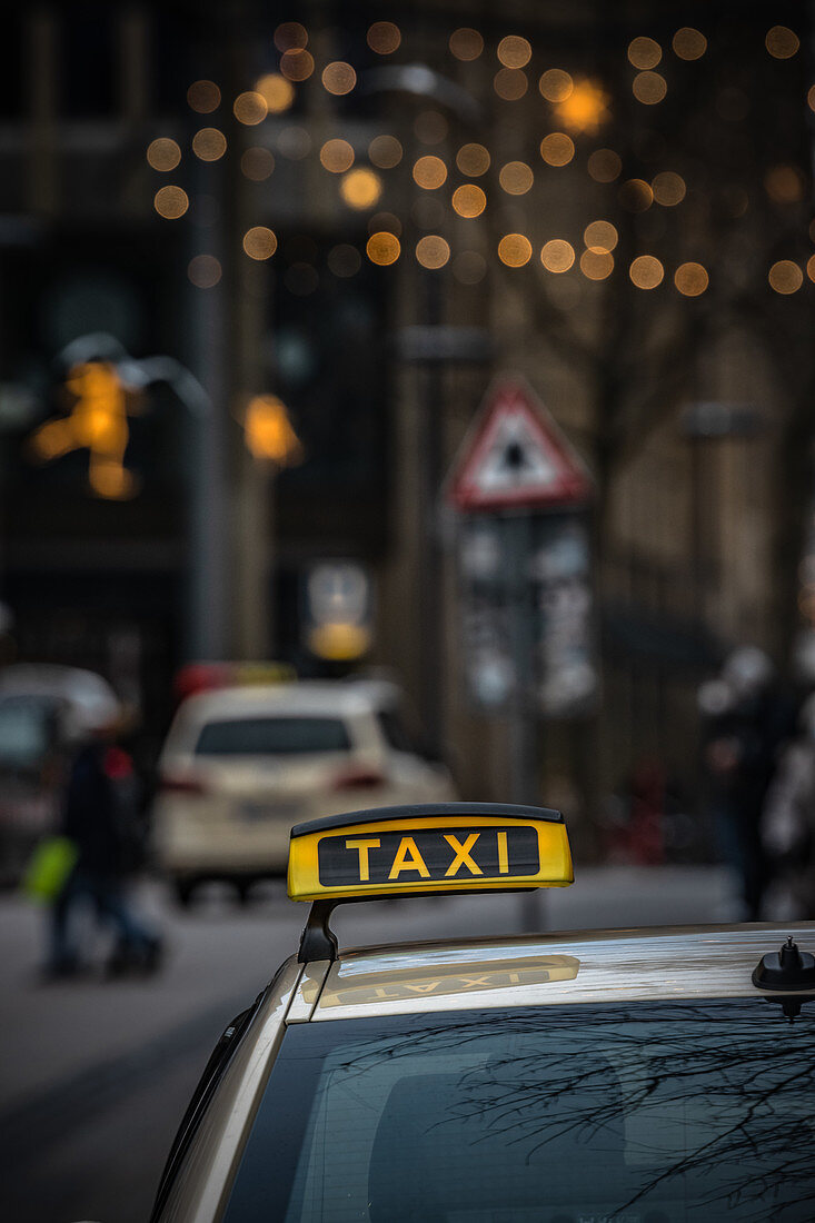 Taxi in Hamburg, Deutschland
