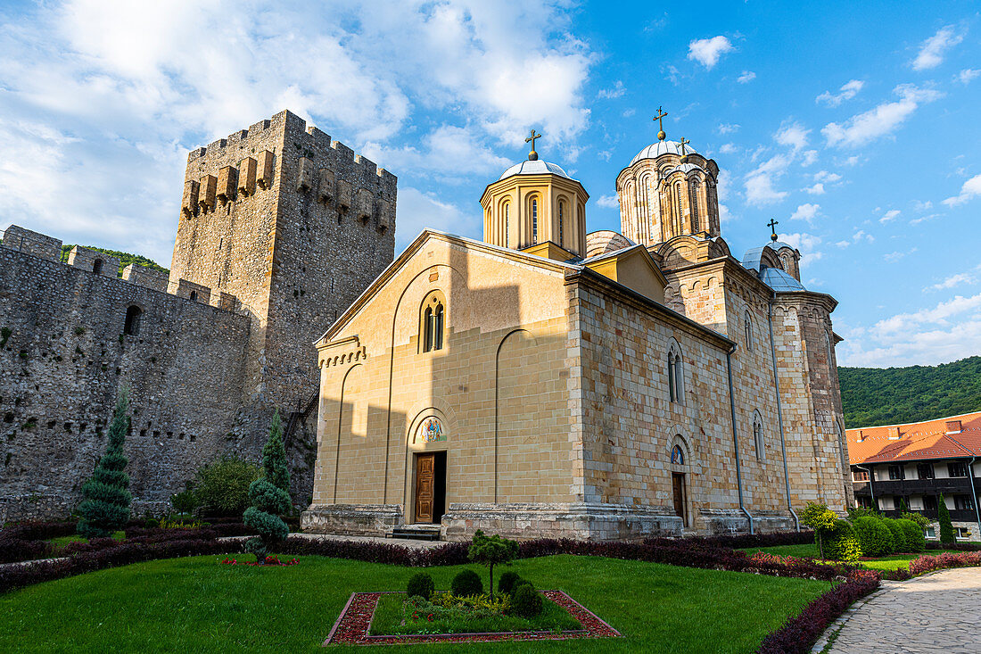 Befestigtes Manasija-Kloster, Serbien, Europa