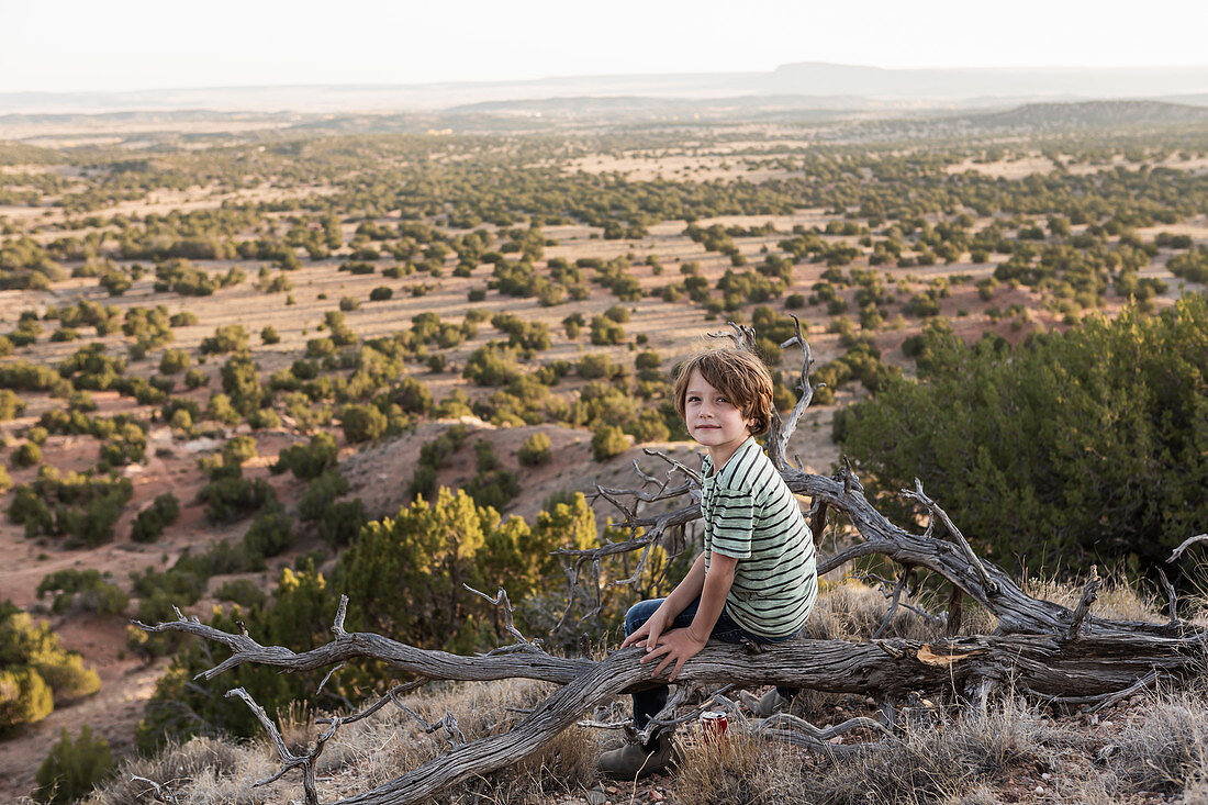 kleiner Junge, Galisteo-Becken, Santa Fe
