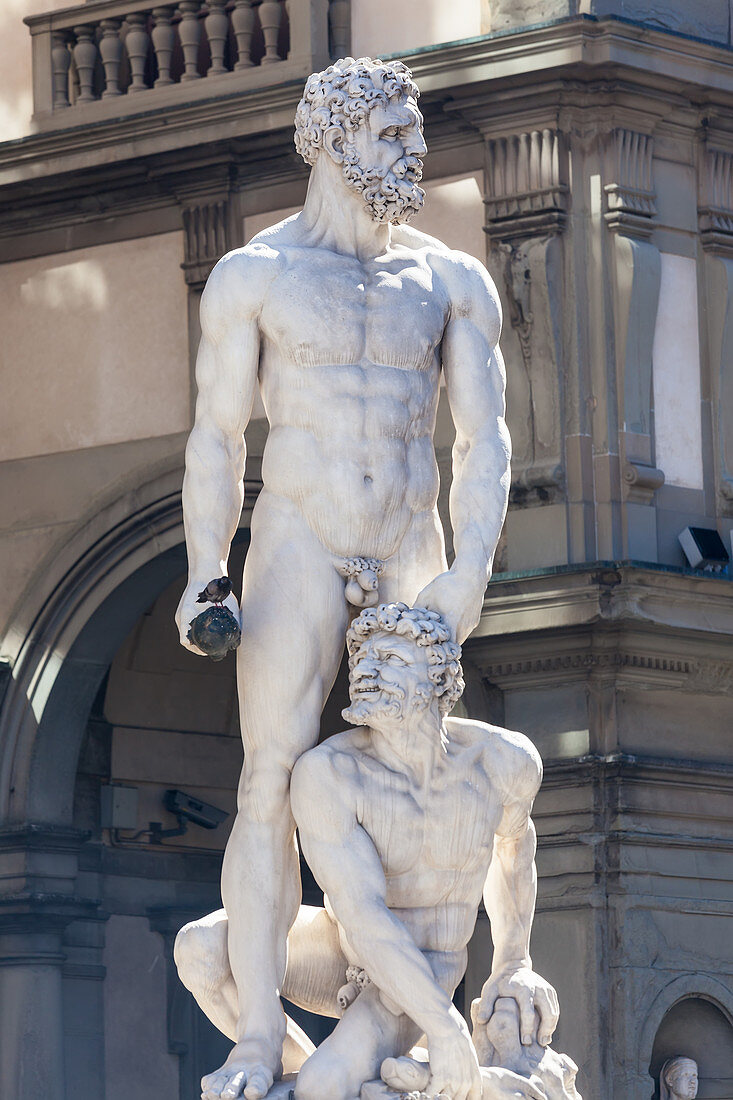 Statue des Neptun, Piazza Della Signora, Florenz, Italien