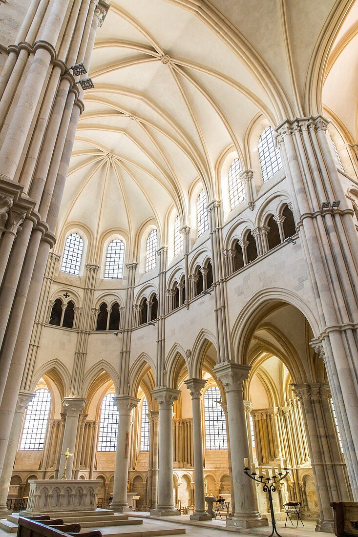 Chor, Basilika Der Heiligen Maria Magdalene, Vezelay, Yonne, Burgund, Frankreich