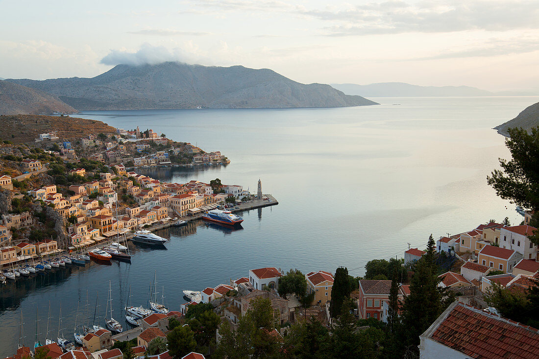 Symi Town, Symi Island, Dodecanese Islands, Greece
