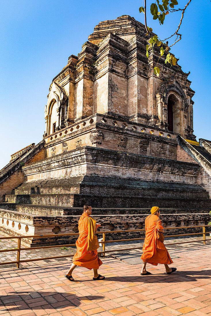 Wat Chedi Luang, Chiang Mai, Northern Thailand, Thailand, Southeast Asia, Asia