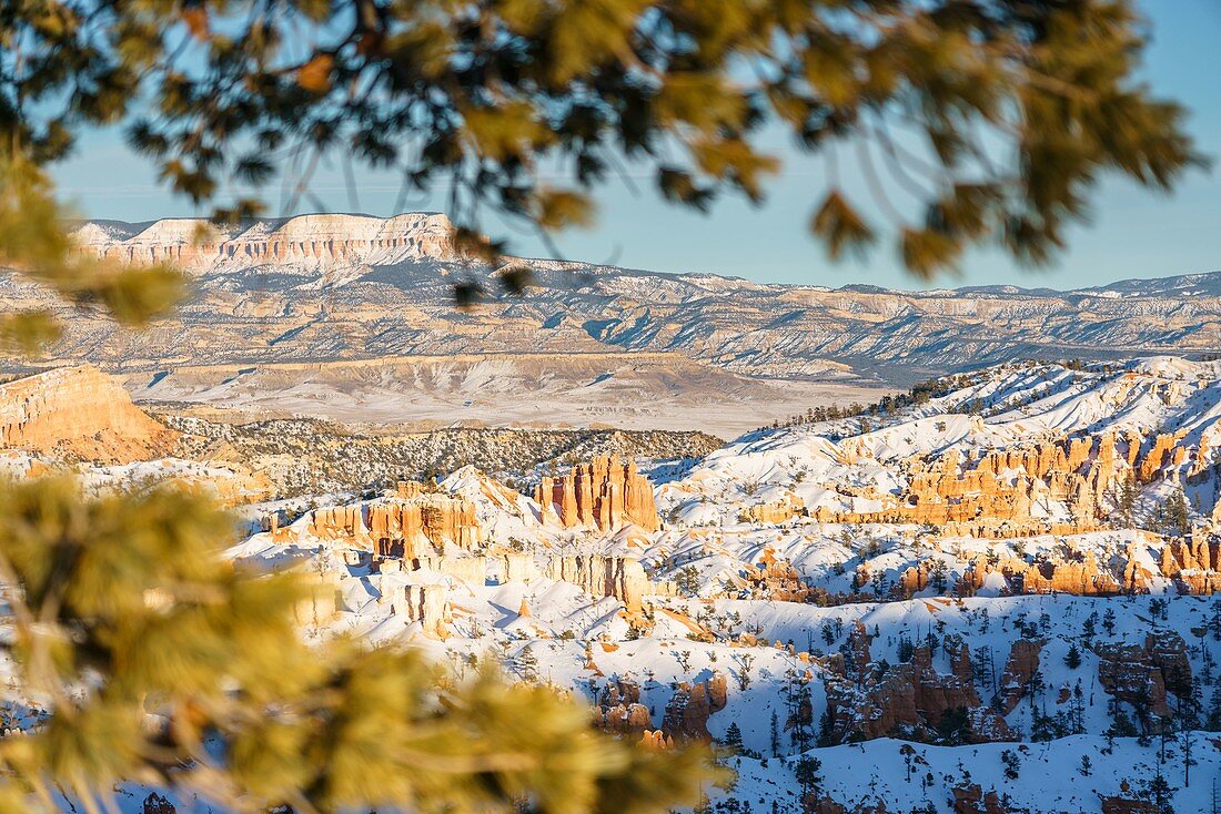 Sonnenuntergang am Bryce Canyon Nationalpark, Tropic, Utah, USA