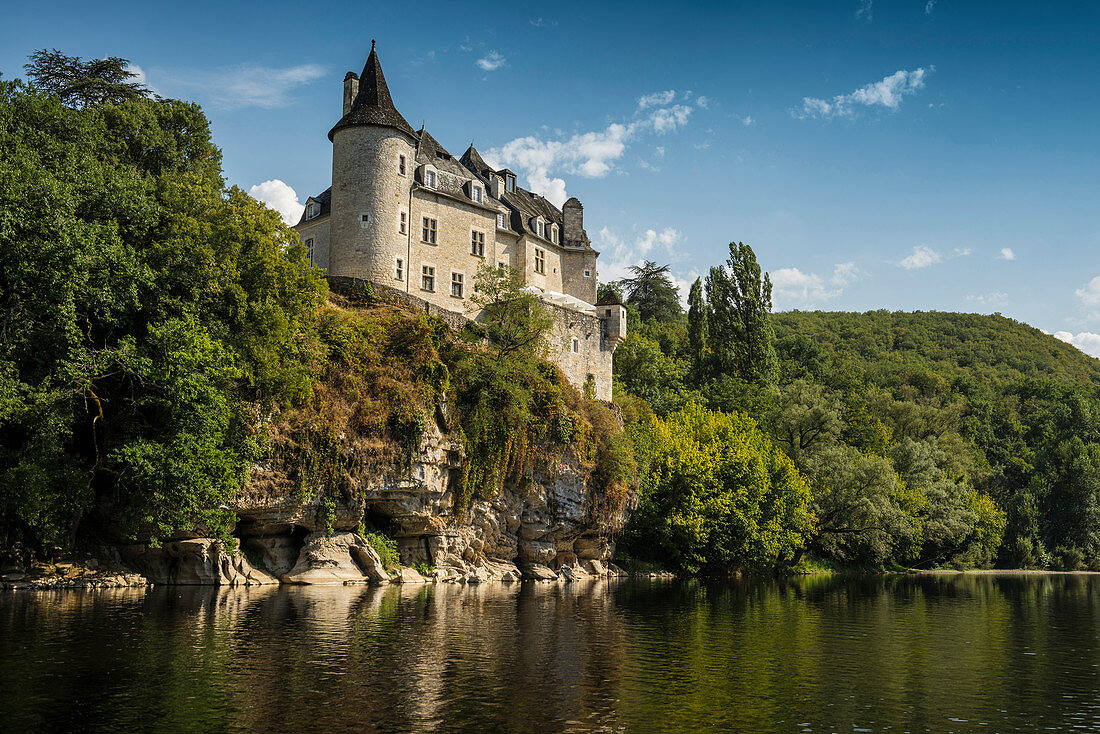 Château de la Treyne, an der Dordogne, bei Lacave, Departement Lot, Occitanie, Frankreich