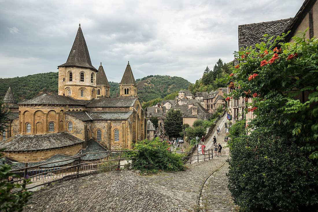 Sainte Foy Abbey, UNESCO World Heritage Site, Conques, Aveyron Department, Occitania, France