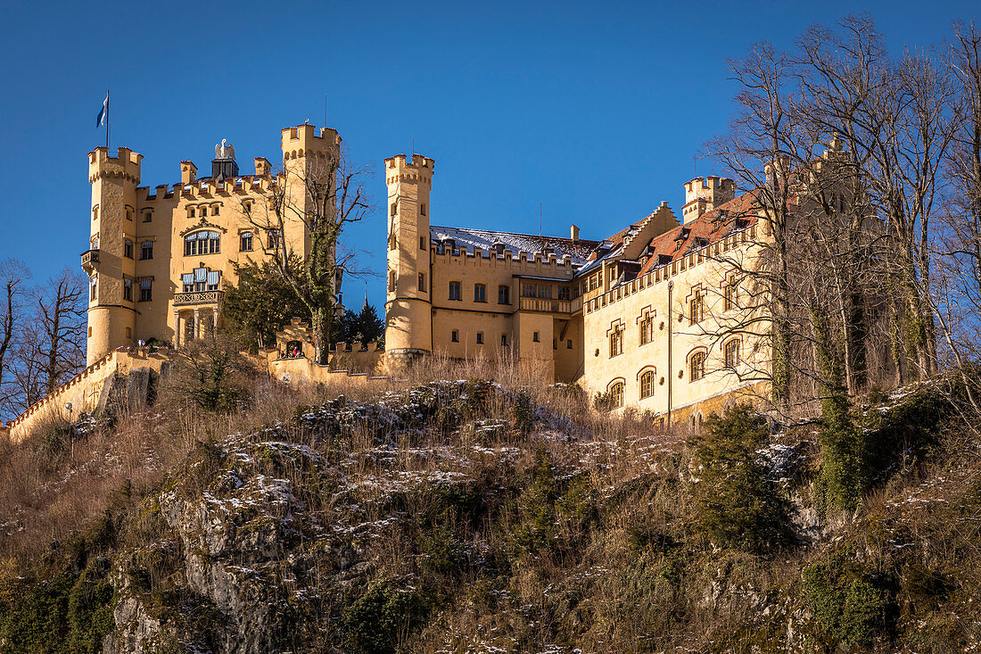 Schloss Hohenschwangau, Schwangau, Allgäu, Bayern, Deutschland