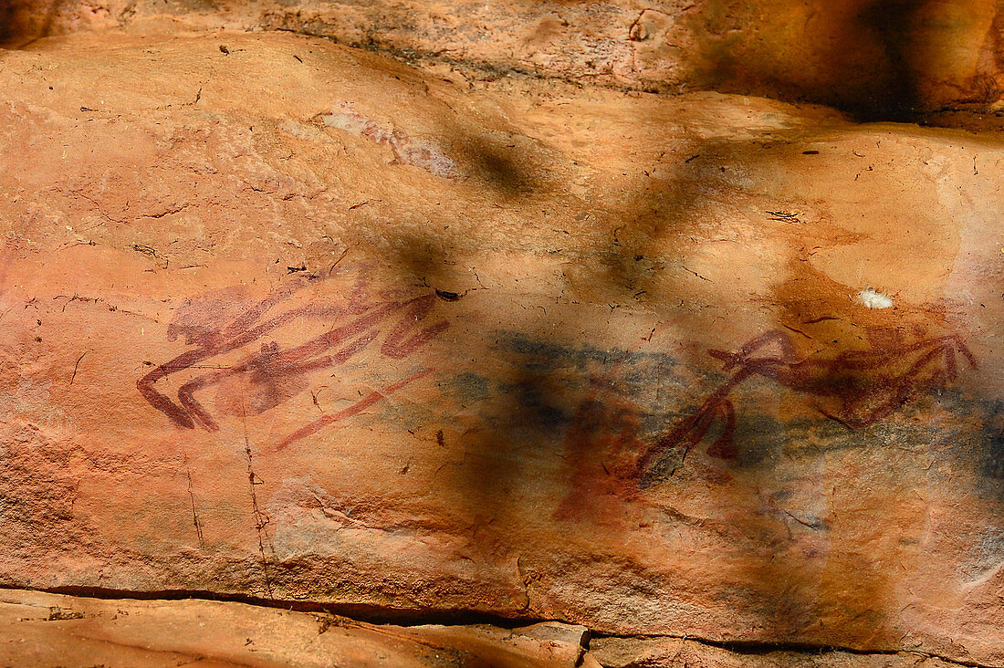 Felsmalereien der Aborigines, Kakadu National Park, Jabiru, Northern Territory, Australien