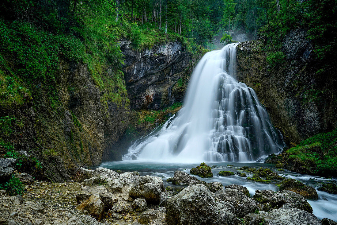 Am Gollinger Wasserfall, Salzburger Land, Österreich, Europa