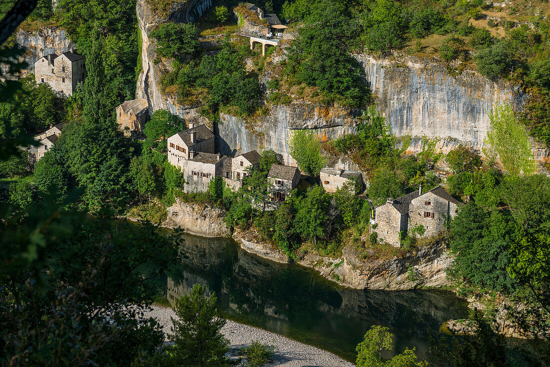 Castelbouc, Gorges du Tarn, Parc National des Cevennes, Cevennes National Park, Lozère, Languedoc-Roussillon, Occitania, France