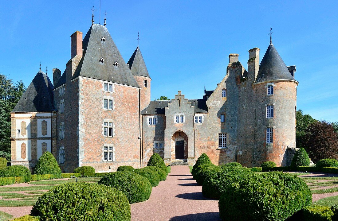 Frankreich, Cher, Berry, Château de Blancafort, die Jacques Coeur Straße