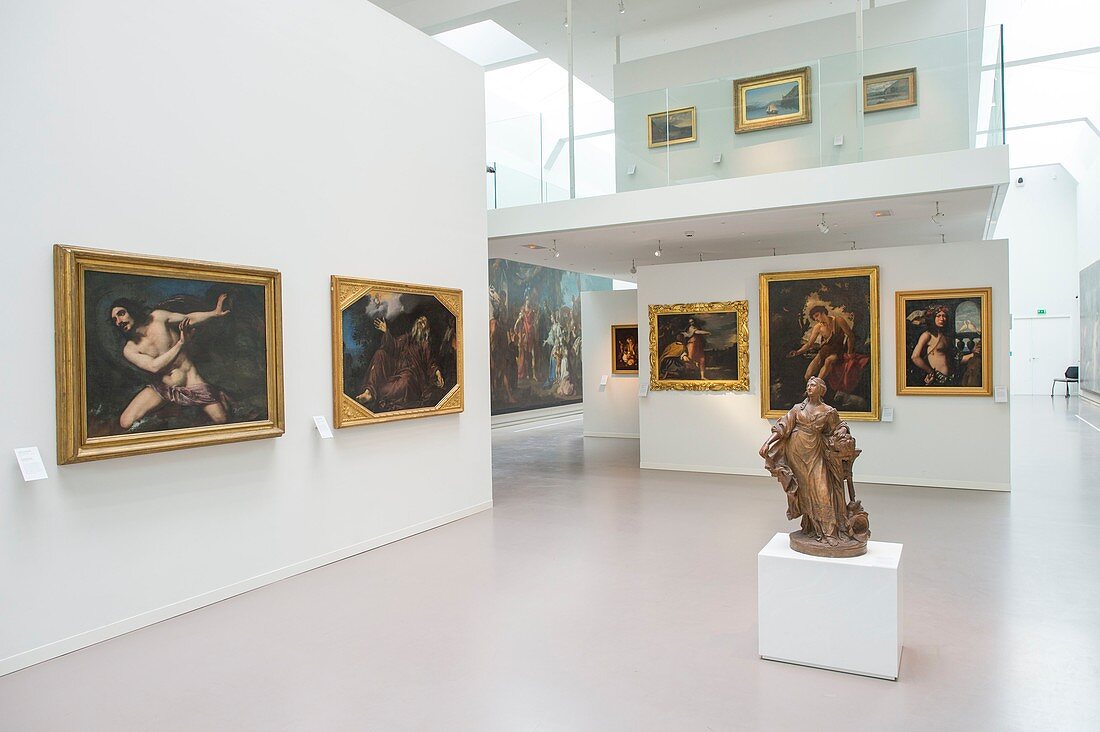 Frankreich, Savoie, Chambery, ein Ausstellungsraum des Museum of Fine Arts