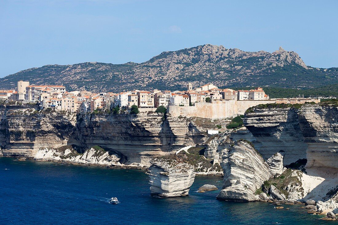 Frankreich, Corse du Sud, Bonifacio, die Klippen von Bonifacio
