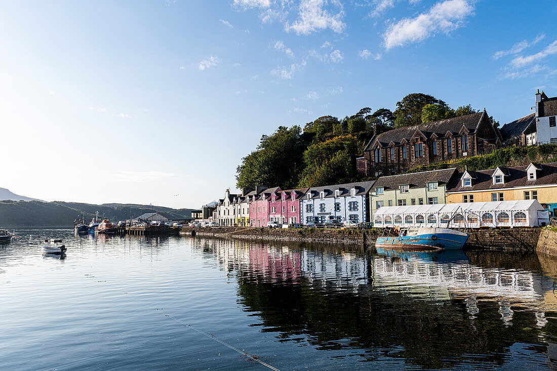 Harbour of Portree, Isle of Skye, Inner Hebrides, Scotland, United Kingdom, Europe