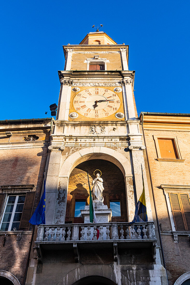 Modena Town Hall, on the Piazza Grande, UNESCO World Heritage Site, Modena, Emilia-Romagna, Italy, Europe