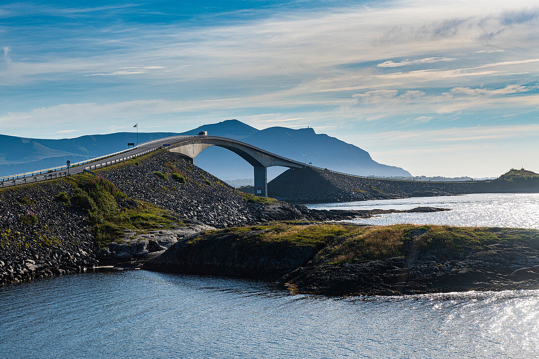 Bridge on the Atlantic Ocean Road, More og Romsdal county, Norway, Scandinavia, Europe