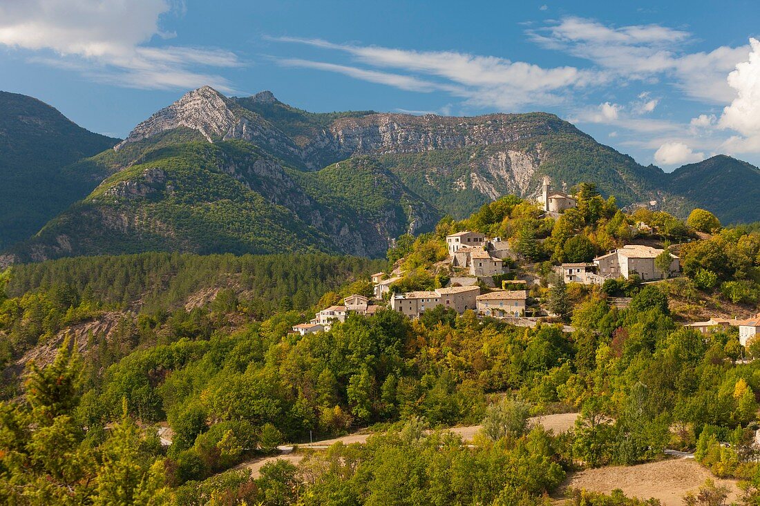 Frankreich, Drome, Oule Valley, Cornillac