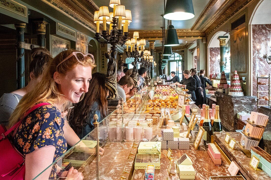 France, Paris, the Laduree pastry shop