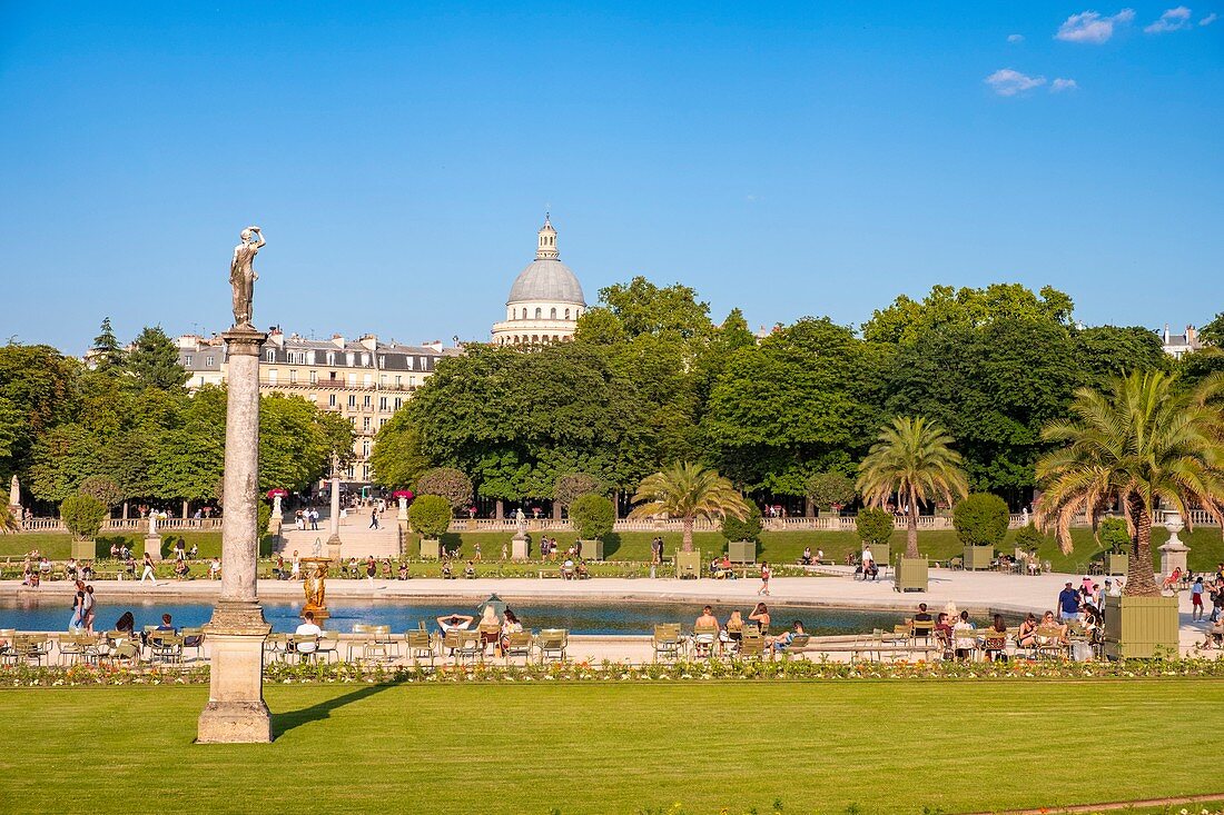 France, Paris, Saint Michel district, the Luxembourg Garden