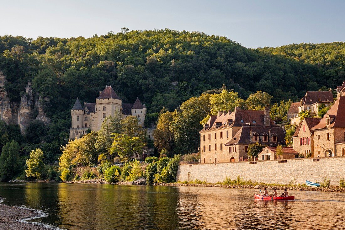 Frankreich, Dordogne, Dordogne-Tal, La Roque-Gageac, bezeichnet als die schönsten Dörfer Frankreichs