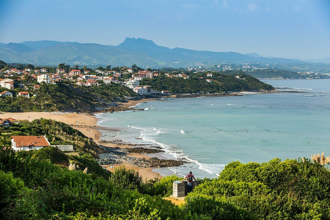 France, Pyrenees Atlantiques, Bask country, Bidart, Bask coastline