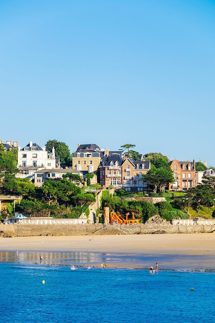 Frankreich, Ille-et-Vilaine, Dinard, Ecluse Strand