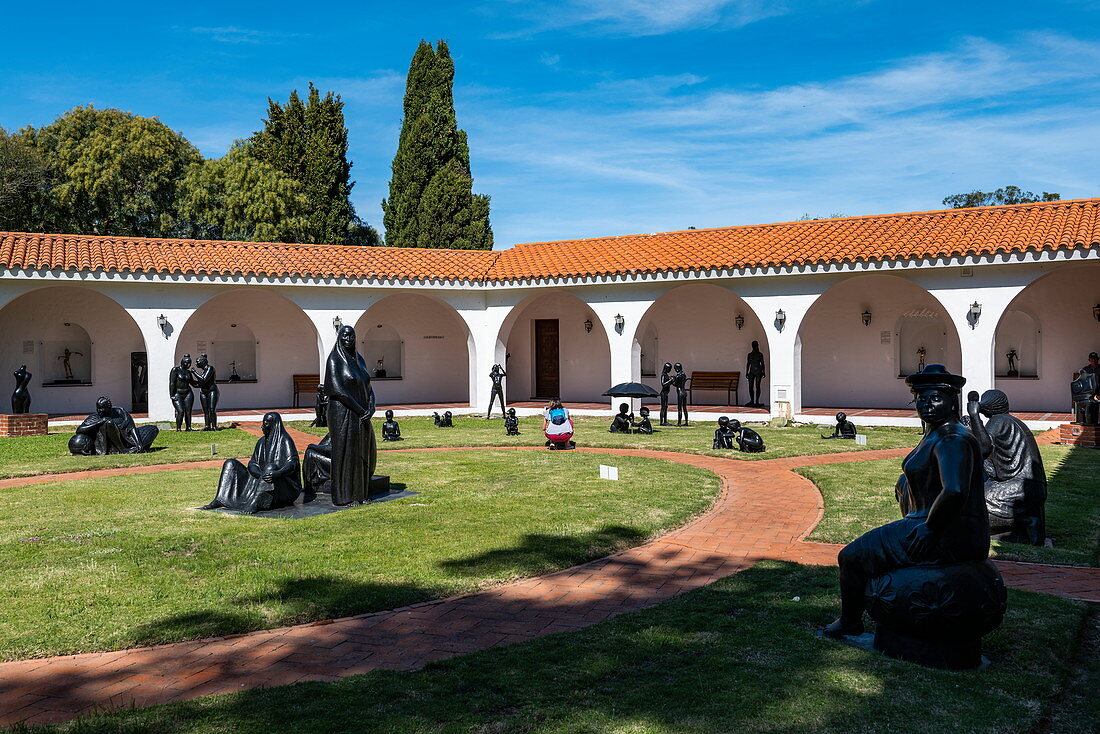 Sculptures in the garden of the Punta del Este Ralli Museum (Museo Ralli), Punta del Este, Maldonado Department, Uruguay, South America