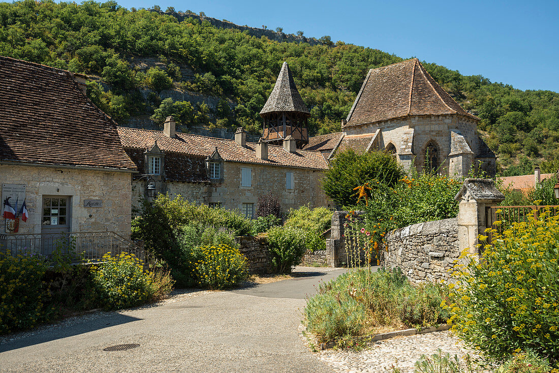 Espagnac-Sainte-Eulalie, on the Célé, near Figeac, Lot department, Occitanie, France