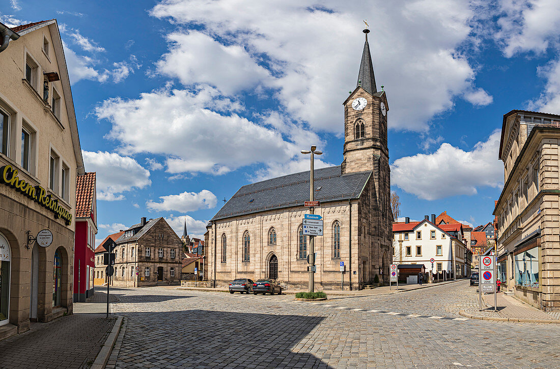 Christuskirche in Kronach, Bayern, Deutschland