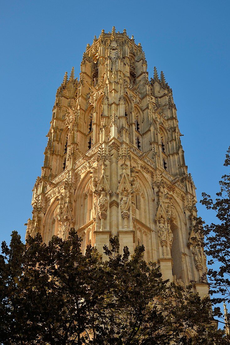 Frankreich, Seine Maritime, Rouen, Kathedrale Notre-Dame de Rouen, Tour de Beurre