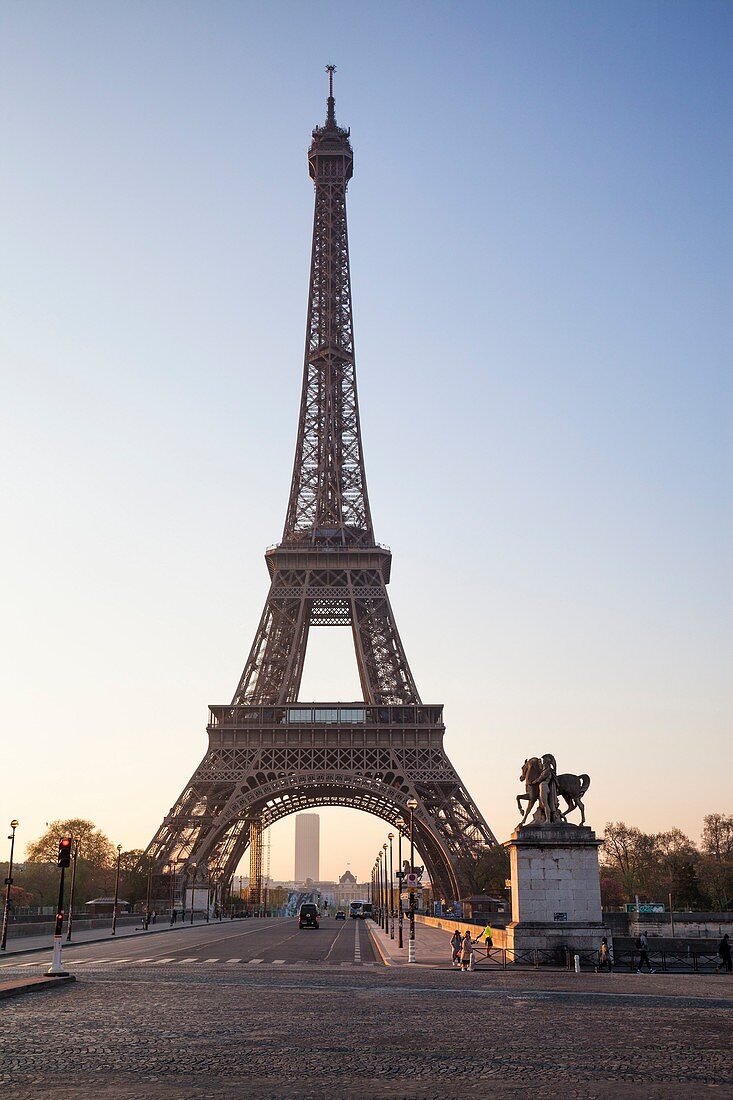 France, Paris, area listed as World Heritage by UNESCO, Eiffel Tower